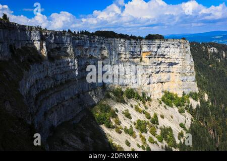 Creux du Van, Neuchatel, Neuchatel Jura, Svizzera Foto Stock