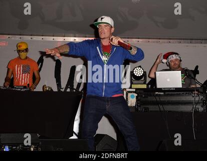 Wellington, Florida, Stati Uniti. 05 dicembre 2020. Vanilla Ice durante il concerto invernale della Camera di Commercio di Wellington a Wellington Green il 5 dicembre 2020 a Wellington, Florida. Credit: Mpi04/Media Punch/Alamy Live News Foto Stock