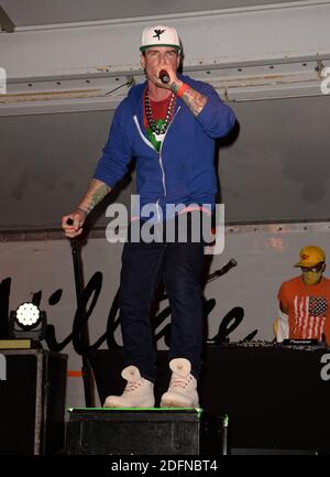 Wellington, Florida, Stati Uniti. 05 dicembre 2020. Vanilla Ice durante il concerto invernale della Camera di Commercio di Wellington a Wellington Green il 5 dicembre 2020 a Wellington, Florida. Credit: Mpi04/Media Punch/Alamy Live News Foto Stock