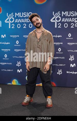 Madrid, Spagna. 06 dicembre 2020. Camilo alla fotocellula per 40 premi di principio a Madrid sabato 05 dicembre 2020. Credit: STAMPA CORDON/Alamy Live News Foto Stock