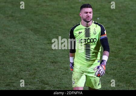 Richard ODonnell 1 di Bradford City reagisce durante il gioco Foto Stock