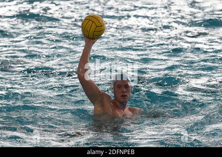 Savona, Italia. 06 dicembre 2020. ZECH Reiko (OSC Potsdam) durante Potsdam vs Mediterrani, LEN Euro Cup Waterpolo match a savona, Italia, Dicembre 06 2020 Credit: Independent Photo Agency/Alamy Live News Foto Stock