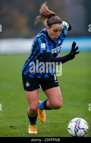 Stadio Felice Chinetti, Milano, Italia, 06 dic 2020, gloria Marinelli (FC Internazionale) durante FC Internazionale vs Accademia San Marino, Calcio italiano Serie A Femminile match - Foto Francesco Scaccianoce / LM Foto Stock