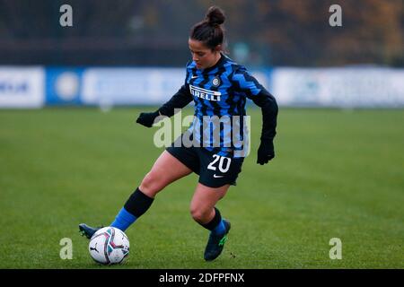 Stadio Felice Chinetti, Milano, Italia, 06 dic 2020, Flaminia Simonetti (FC Internazionale) durante FC Internazionale vs Accademia San Marino, Calcio italiano Serie A Femminile match - Foto Francesco Scaccianoce / LM Foto Stock