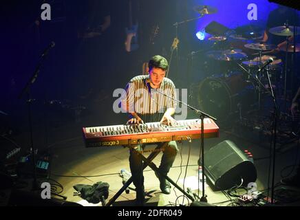 Louis Delort si esibisce dal vivo al Cafe de la danse di Parigi, in Francia, il 29 settembre 2018. Foto di Alain Apaydin/ABACAPRESS.COM Foto Stock