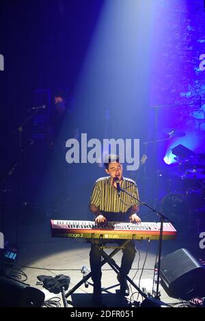 Louis Delort si esibisce dal vivo al Cafe de la danse di Parigi, in Francia, il 29 settembre 2018. Foto di Alain Apaydin/ABACAPRESS.COM Foto Stock