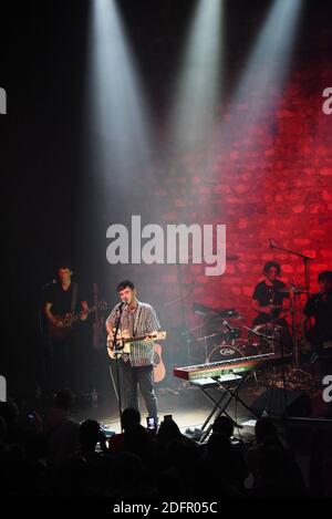 Louis Delort si esibisce dal vivo al Cafe de la danse di Parigi, in Francia, il 29 settembre 2018. Foto di Alain Apaydin/ABACAPRESS.COM Foto Stock
