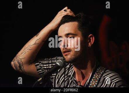Louis Delort si esibisce dal vivo al Cafe de la danse di Parigi, in Francia, il 29 settembre 2018. Foto di Alain Apaydin/ABACAPRESS.COM Foto Stock