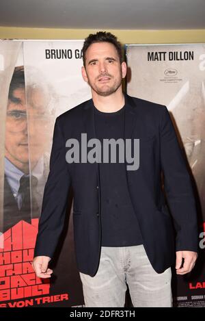 Matt Dillon partecipa alla prima della Casa che Jack ha costruito al cinema UGC Cite Les Halles a Parigi, Francia, il 1 ottobre 2018. Foto di Mireille Ampilhac/ABACAPRESS.COM Foto Stock