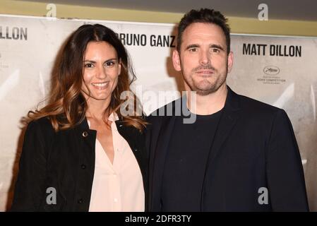 Matt Dillon e la sua fidanzata Roberta Mastromichele partecipano alla prima della Casa che Jack ha costruito al cinema UGC Cite Les Halles a Parigi, Francia, il 1 ottobre 2018. Foto di Mireille Ampilhac/ABACAPRESS.COM Foto Stock