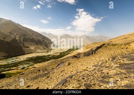 Silk Road nel distretto di Murghob, RATM, Tagikistan Foto Stock