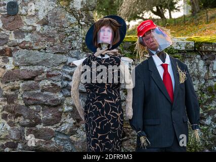 Stravaganti truffe di Donald e Melania Trump, Dirleton, East Lothian, Scozia, Regno Unito Foto Stock