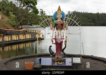 La Marie Gangadharr Shiv Mandir Tempio indù, Mauritius Foto Stock