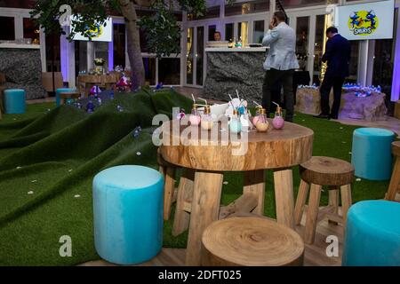 Atmosfera alla serata di gala di apertura del MIPCOM a Cannes, in Francia, il 15 ottobre 2018. Foto di Marco Piovanotto/ABACAPRESS.COM Foto Stock