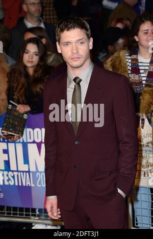 Billy Howle partecipa alla Premiere of Outlaw King come parte del 62° BFI London Film Festival a Londra, Inghilterra, il 17 ottobre 2018. Foto di Aurore Marechal/ABACAPRESS.COM Foto Stock