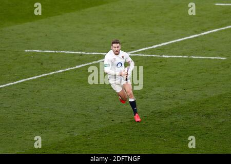 Twickenham, Londra, Regno Unito. 6 Dicembre 2020. International Rugby, Autumn Nations Cup, England Versus France; Joe Launchbury of England Credit: Action Plus Sports/Alamy Live News Foto Stock