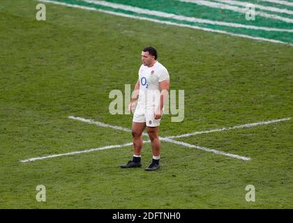 Twickenham, Londra, Regno Unito. 6 Dicembre 2020. International Rugby, Autumn Nations Cup, England Versus France; Ellis Genge of England Credit: Action Plus Sports/Alamy Live News Foto Stock