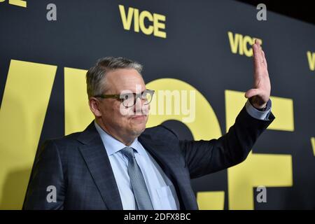 Adam McKay partecipa alla prima mondiale di 'Vice' al Teatro AMPAS Samuel Goldwyn il 11 dicembre 2018 a Beverly Hills, CA, USA. Foto di Lionel Hahn/ABACAPRESS.COM Foto Stock