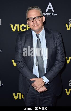 Adam McKay partecipa alla prima mondiale di 'Vice' al Teatro AMPAS Samuel Goldwyn il 11 dicembre 2018 a Beverly Hills, CA, USA. Foto di Lionel Hahn/ABACAPRESS.COM Foto Stock