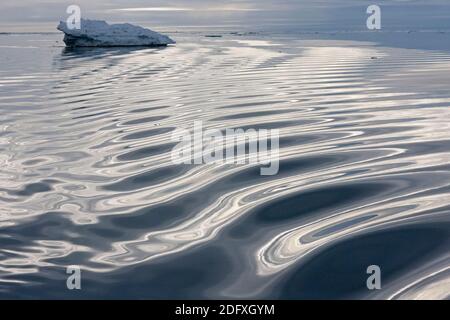 Ripples pattern, mare di Bering, Russia Estremo Oriente Foto Stock