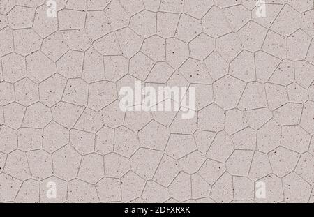 Struttura in marmo sotto forma di piastrelle poligonali Foto Stock