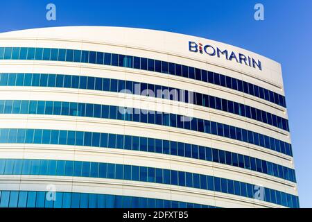 Set 21, 2020 Brisbane / CA / USA - sede centrale di BioMarin nella Silicon Valley; BioMarin Pharmaceutical Inc. È un'azienda di biotecnologia americana Foto Stock