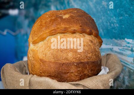 Tradizionale stile turco fatto pane focaccia Foto Stock