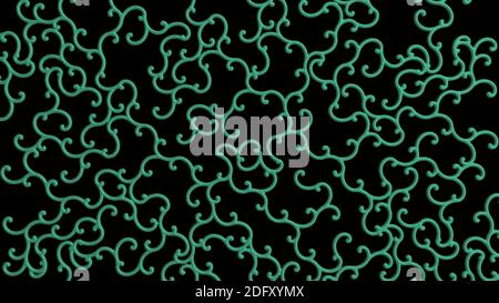 3D astratto, Beautiful Design Geometric Patterns, Artistic ritmic Patterns, astratto sfondo, 4k High Quality.3D rendering Foto Stock