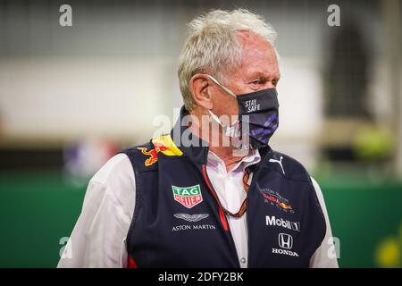 Sakhir, Bahrein. 06 dicembre 2020. MARKO Helmut (aut), Aston Martin Red Bull Racing DriversÃ¢Â x80;Â& X99; Manager, ritratto durante il Grand Prix di Formula 1 Rolex Sakhir 2020, dal 4 al 6 dicembre 2020 sul circuito Internazionale del Bahrain, a Sakhir, Bahrain - Foto Antonin Vincent / DPPI / LM Credit: Paola Benini/Alamy Live News Foto Stock