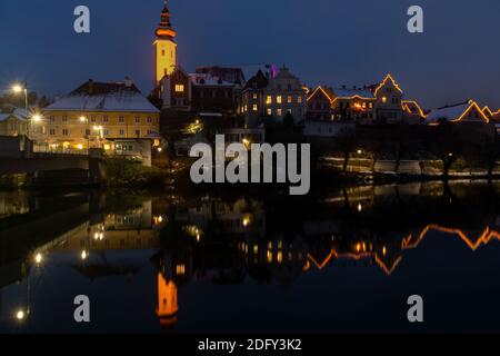 Natale a Frohnleiten, Austria Foto Stock