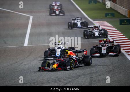 23 ALBON Alexander (tha), Aston Martin Red Bull Racing Honda RB16, 06 LATIFI Nicholas (CAN), Williams Racing F1 FW43, 20 MAGNU / LM Foto Stock