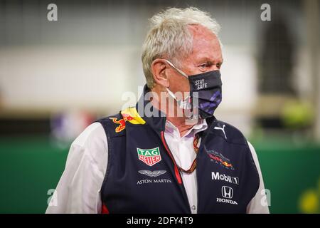 MARKO Helmut (aut), Aston Martin Red Bull Racing Driversa Manager, ritratto durante la Formula 1 Rolex Sakhir Grand Prix/LM Foto Stock