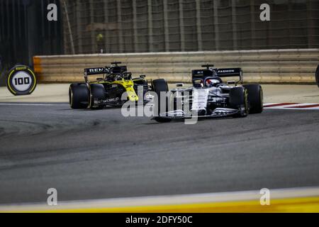 03 RICCIARDO Daniel (aus), Renault F1 Team RS20, 26 KVYAT Daniil (rus), Scuderia AlphaTauri Honda AT01, azione durante la form/LM Foto Stock