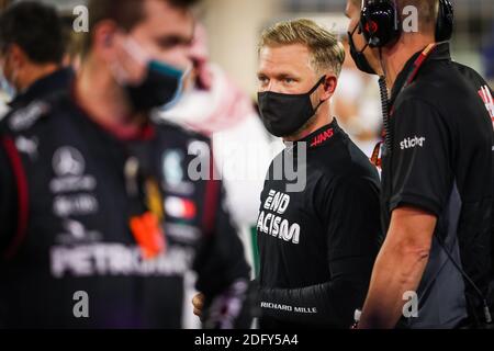 MAGNUSSEN Kevin (dnk), Haas F1 Team VF-20 Ferrari, ritratto durante la Formula 1 Rolex Sakhir Grand Prix 2020, da dicembre / LM Foto Stock