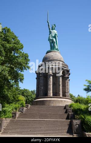 Geografia / viaggio, Germania, Renania Settentrionale-Vestfalia, Foresta di Teutoburg, Detmold, Hermann Monument, Additional-Rights-Clearance-Info-non-disponibile Foto Stock