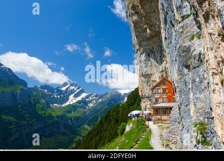 Geografia / viaggio, Svizzera, Aescher Wildkirchli, Appenzell Inner Rhodes, Additional-Rights-Clearance-Info-non-disponibile Foto Stock