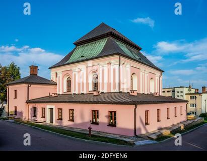 Sinagoga ebraica a Szczebrzeszyn, Lublino Voivodato, Polonia Foto Stock