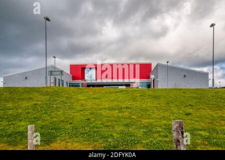 Point School, Sgoil an Rubha a New Garrabost, Point sull'isola di Lewis nelle Ebridi esterne. Foto Stock