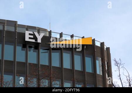 EY, Ernst & Young a Berlino, Germania Foto Stock
