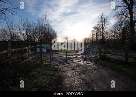 M25 Colne Valley zona di servizio autostrada Sito proposto, Iver Heath, Bucks - applicazione di pianificazione PL/20/4332/OA Foto Stock