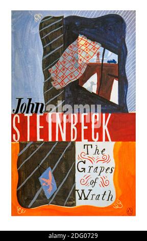 Copertina del libro "The Grapes of Wrath" di John Steinbeck. Foto Stock