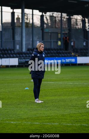 Dartford, Regno Unito. 06 dicembre 2020. Melissa Phillips guarda durante la partita fa Women's Championship tra London City Lionesses e Coventry United. Sam Mallia Credit: SPP Sport Press Photo. /Alamy Live News Foto Stock