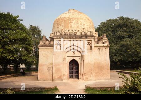 India, Delhi, Hauz Khas, Tomba di Feroz Shah Foto Stock