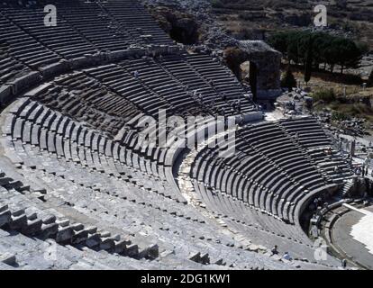 Teatro Greco a Efeso, Turchia Foto Stock