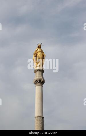 Statua di Madre Teresa a Zagabria Foto Stock