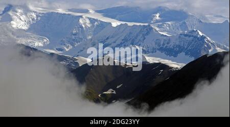 Ghiacciai giganti in Alaska Foto Stock