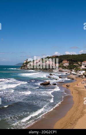 Castiglioncello, Italia. Bella stagione in una giornata di sole primavera Foto Stock