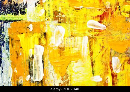 Sfondo artistico astratto con pennellate. Texture disegnata a mano Foto Stock