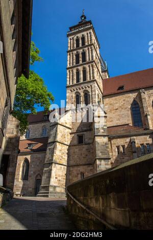 Esslingen am Neckar, Stadtkirche St. Dionys Foto Stock