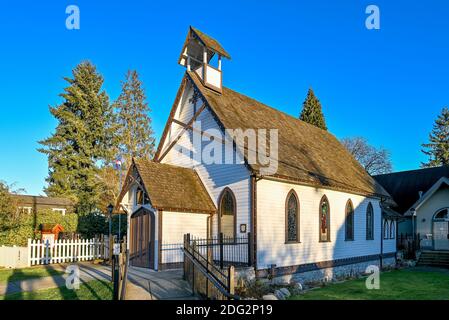 Chiesa di San Giorgio, , Fort Langley, British Columbia, Canada Foto Stock